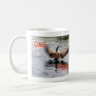 Mug Joyeux 95e anniversaire Oie battant