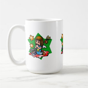 Mug Joyeux Angel Virgo avec Harpe