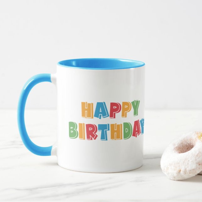 Mug Joyeux anniversaire (Avec donut)