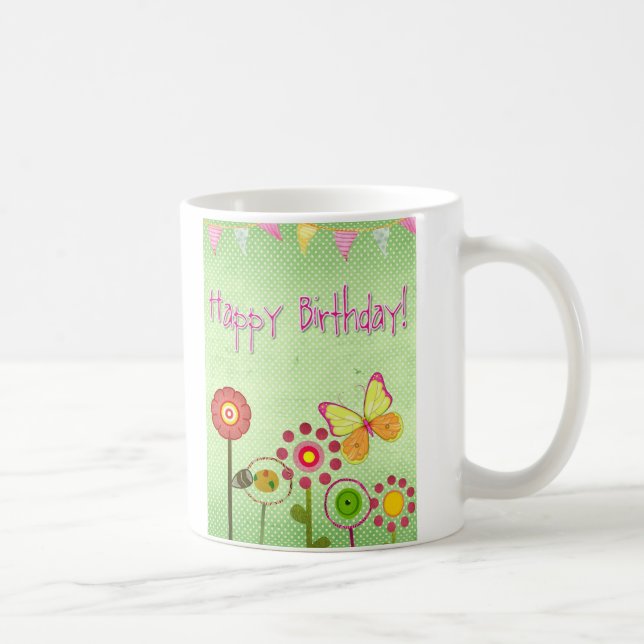 Mug Joyeux anniversaire (Droite)