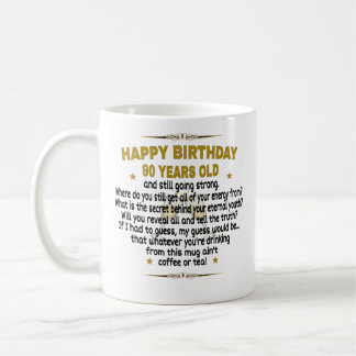 Mug  Joyeux anniversaire 90 ans