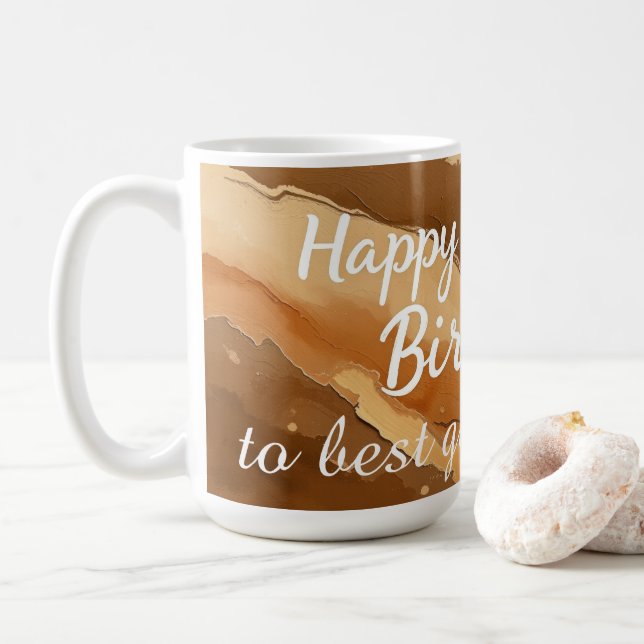 Mug Joyeux anniversaire à la meilleure amie pour toujo (Avec donut)