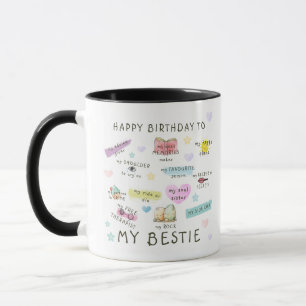 Mug Joyeux Anniversaire À Ma Bestie