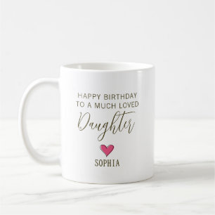 Mug Joyeux Anniversaire à une Fille Très Aimée – Sur M