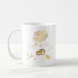 Mug Joyeux Anniversaire-Bague d'or Kay Clover™