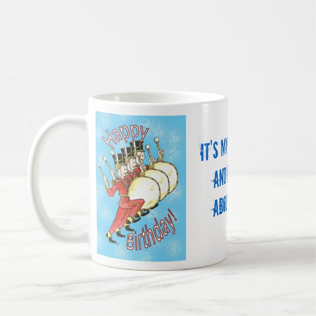 Mug Joyeux Anniversaire -Batteurs (Gauche)