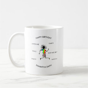 Mug Joyeux Anniversaire, Belle Danseur Africaine