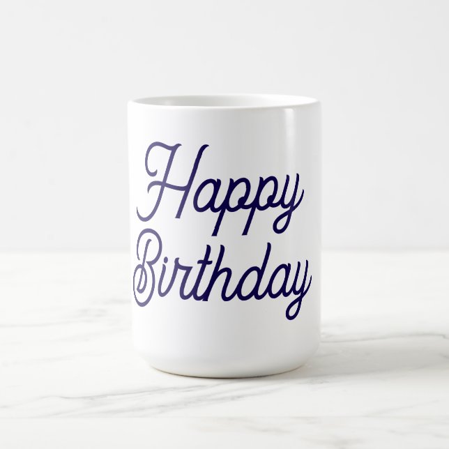 Mug Joyeux Anniversaire Blanc (Centre)