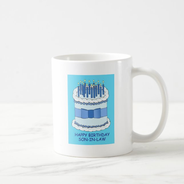 Mug Joyeux anniversaire de beau-fils (Droite)
