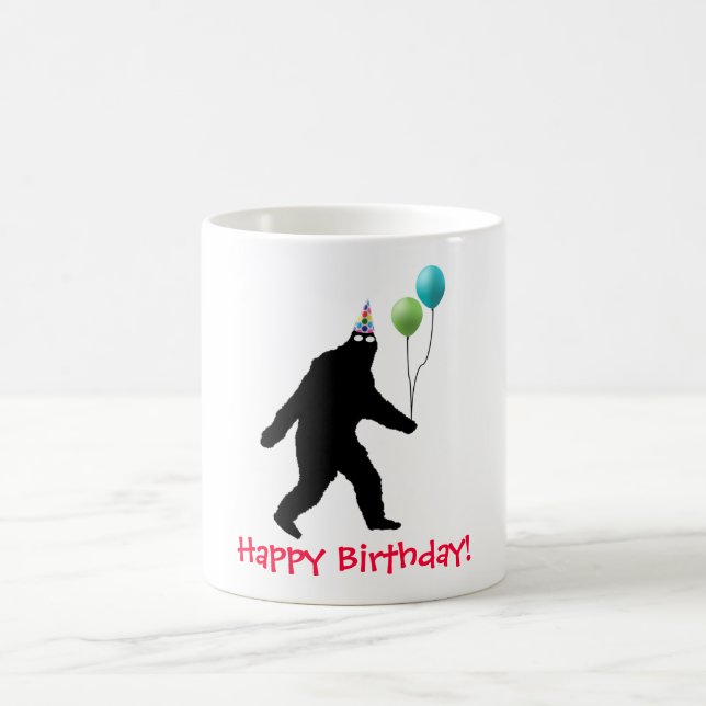 Mug Joyeux anniversaire de Bigfoot ! (Centre)