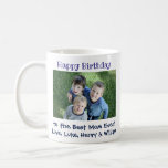 Mug Joyeux anniversaire de la meilleure maman d'Ever K<br><div class="desc">Pour Maman's birthday this year,  give her a cute coffee mug from the kids ! Personalize with your own photo. The text and the message,  including the colors,  are fully customizable.</div>