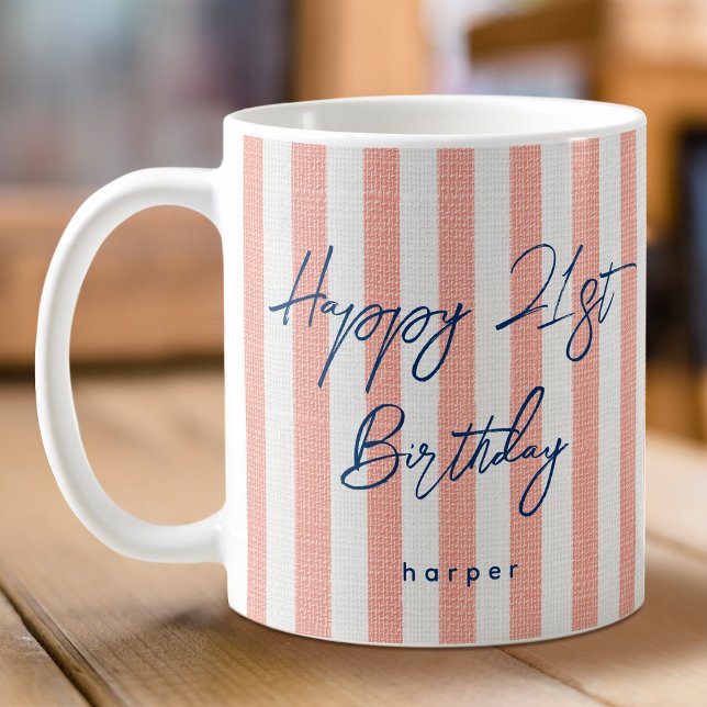 Mug Joyeux Anniversaire du 21e Corail (Créateur téléchargé)