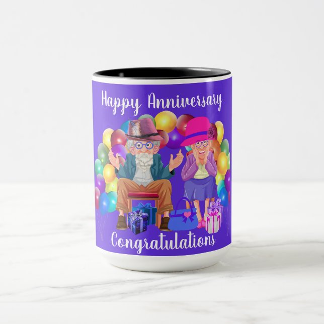 Mug Joyeux Anniversaire Félicitations (Centre)