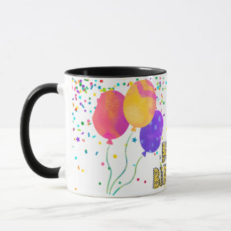 Mug Joyeux anniversaire Fun 10ème jalon