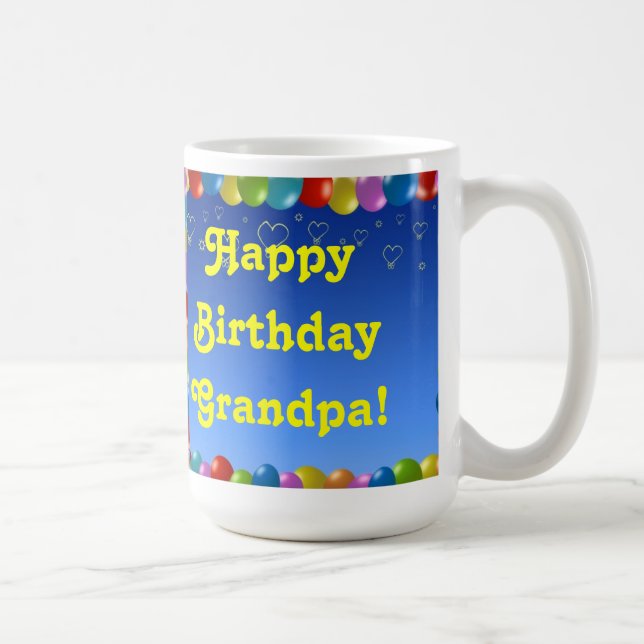 Mug Joyeux Anniversaire grand-père (Droite)