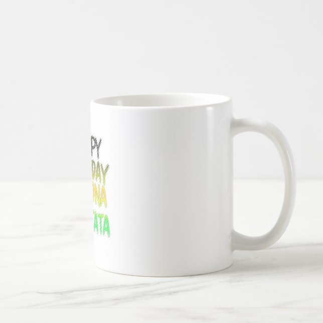 Mug Joyeux anniversaire Hakuna Matata eco Inspirationa (Droite)