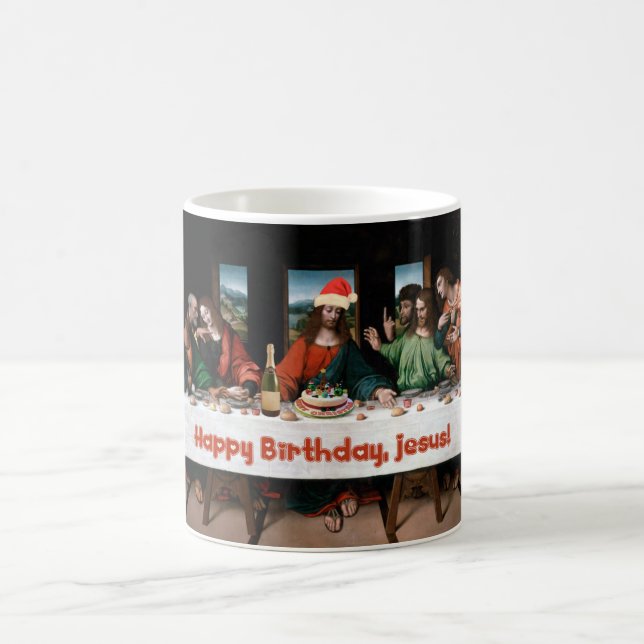 Mug Joyeux anniversaire, Jésus ! (Centre)