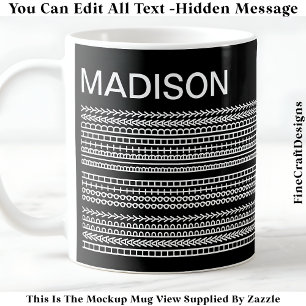 Mug Joyeux Anniversaire & Message Caché 093W