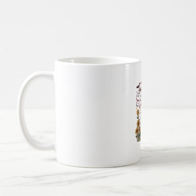 Mug Joyeux Anniversaire Mme Emily Halloween Fantôme Ci (Gauche)