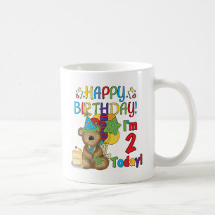 Mug Joyeux anniversaire Teddy Bear 2e anniversaire
