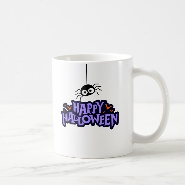 Mug Joyeux Araignée d'Halloween (Droite)