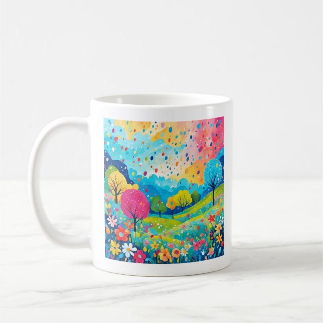 Mug Joyeux arbres et fleurs, Nature Bliss Sweatshirt, (Gauche)