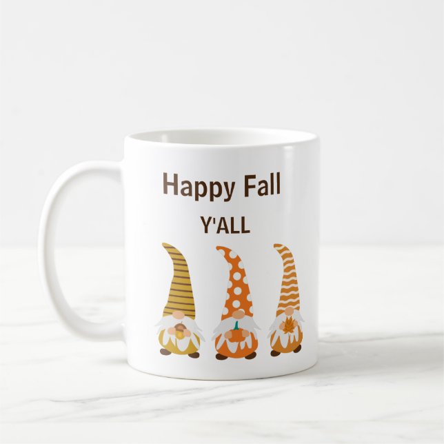 Mug Joyeux automne à vous tous les gnomes  (Gauche)