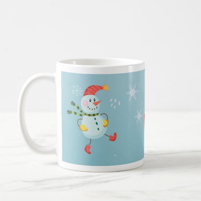 Mug Joyeux bonhomme de neige (Gauche)