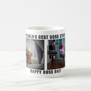 Mug Joyeux Boss Day World's Best Boss Coffee Ceramic