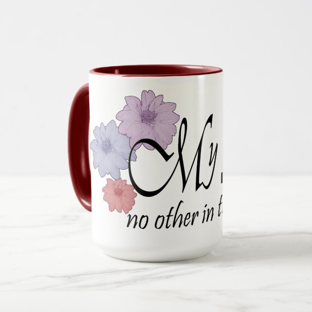 Mug Joyeux cadeau de la fête des mères (Devant gauche)