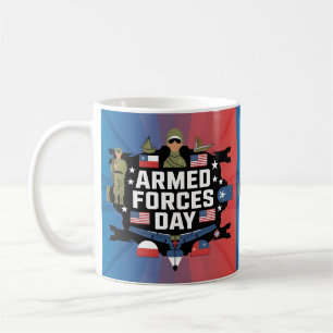 Mug Joyeux cadeau de la Journée des forces armées