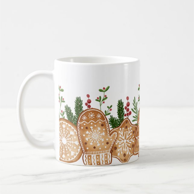 Mug joyeux cadeau de Noël, cadeau de Noël moderne gif (Gauche)