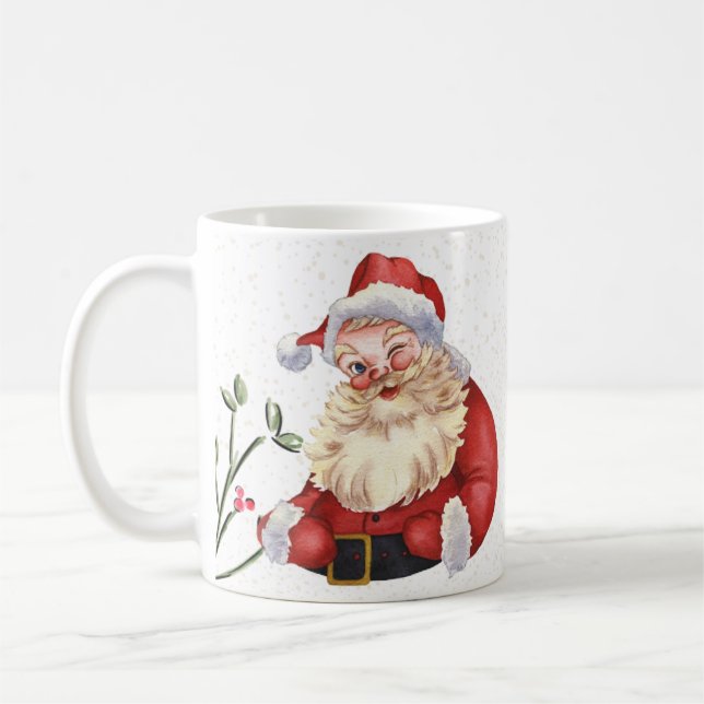 Mug joyeux cadeau de Noël, cadeau de Noël moderne gif (Gauche)