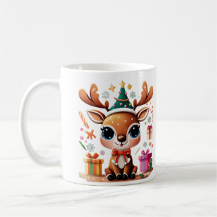 Mug Joyeux cadeau de Noël Reindeer