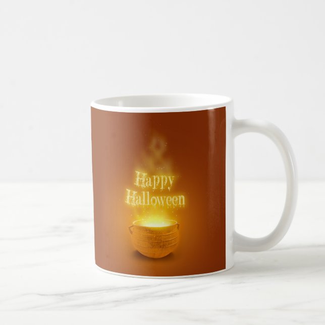 Mug Joyeux Caldron de la sorcière d'Halloween (Droite)