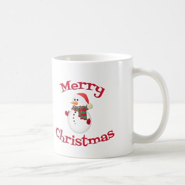 Mug Joyeux canapés de neige de Noël (Droite)