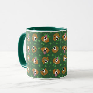 Mug Joyeux chien Beagle Jour de la Saint Patrick