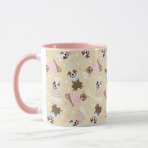 Mug Joyeux Chiens de Pâques American Pit Bull Terrier