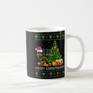 Mug Joyeux Chrismukkah Bonne Hanukkah Pull Famille Dém
