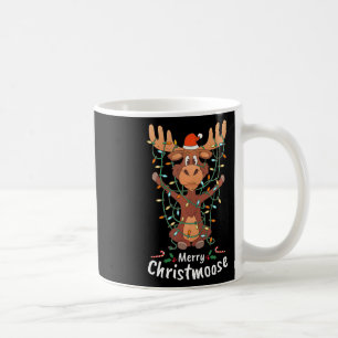 Mug Joyeux Christmoose Noël Sapin de Noël Lumières