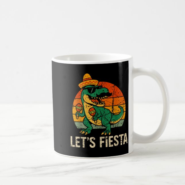 Mug Joyeux cinco de mayo dino t-rex mexicain fiesta ga (Droite)