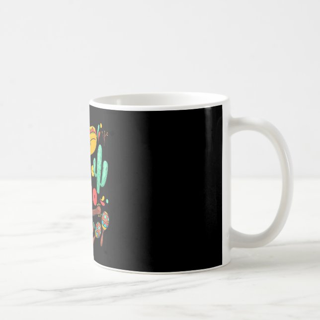 Mug Joyeux cinco de mayo, faisons la fête, tenue de fê (Droite)