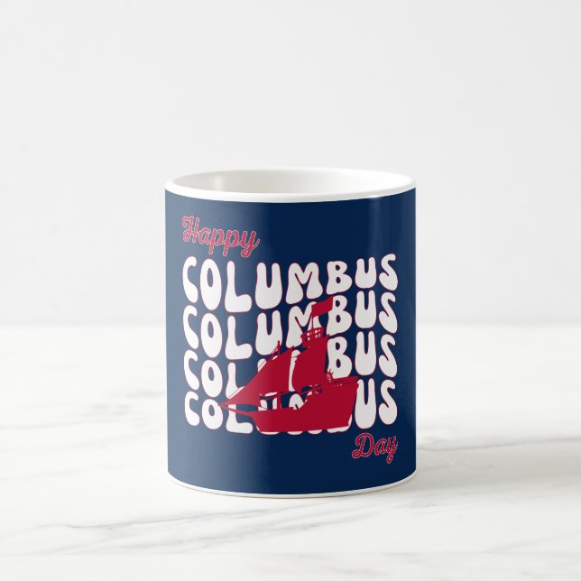 Mug Joyeux Columbus Day (Centre)