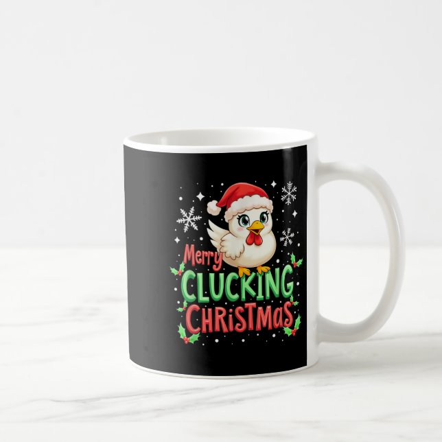 Mug Joyeux coup de poule de Noël (Droite)