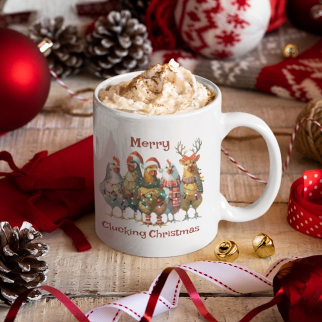 Mug Joyeux coup de poule de Noël (Créateur téléchargé)