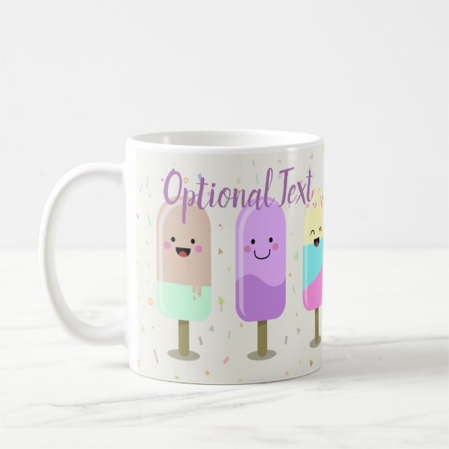 Mug Joyeux crème glacée Smiling Bars & Popsicles (Gauche)