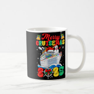 Mug Joyeux Cruisemas 2025 Noël Santa Groovy Croisière