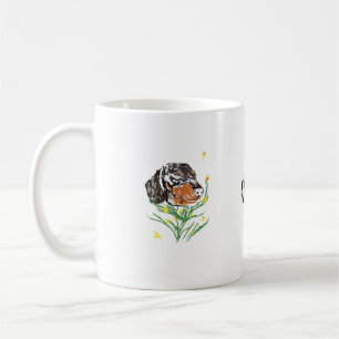 Mug Joyeux Dachshund Face Art