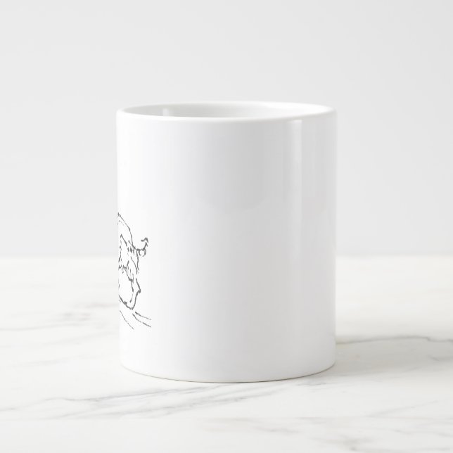 Mug Joyeux Dachshund – Mug à Café pour Chien Sauci (Devant)