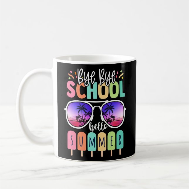 Mug Joyeux Dernier Jour De L'École Bye Bye School Hell (Gauche)